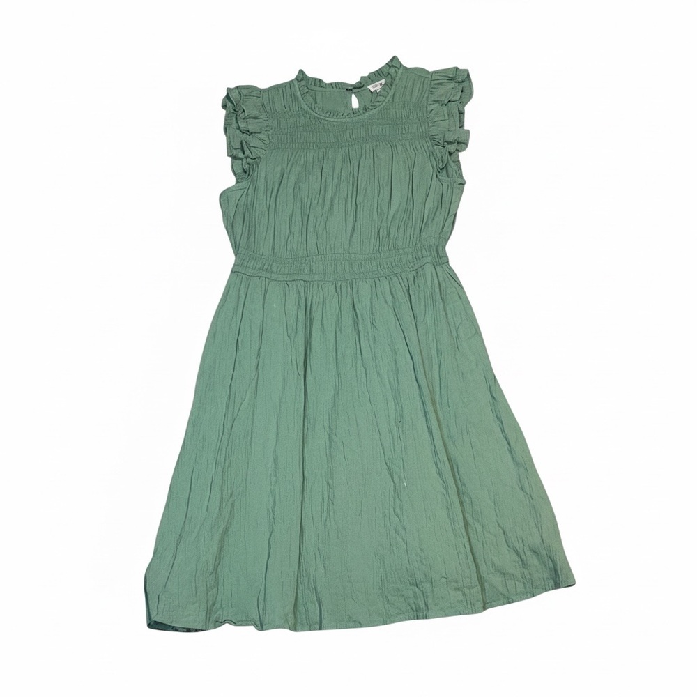J.CREW Gauze Cottagecore Smocked Feminine sea green Woman’s Dress